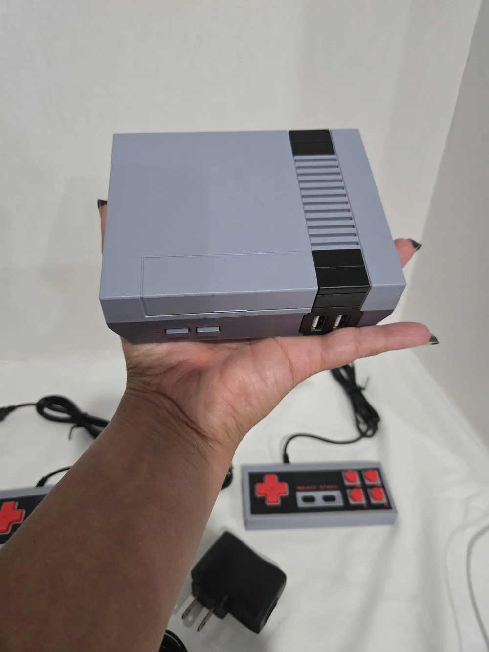 Anniversary Mini Retro Console with 620 Built-In Games - Gray